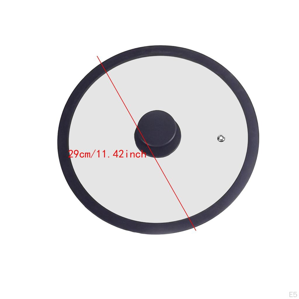 Lightweight Silicone Lid Replacement Cover for Cookware Including Wok and Skillets
