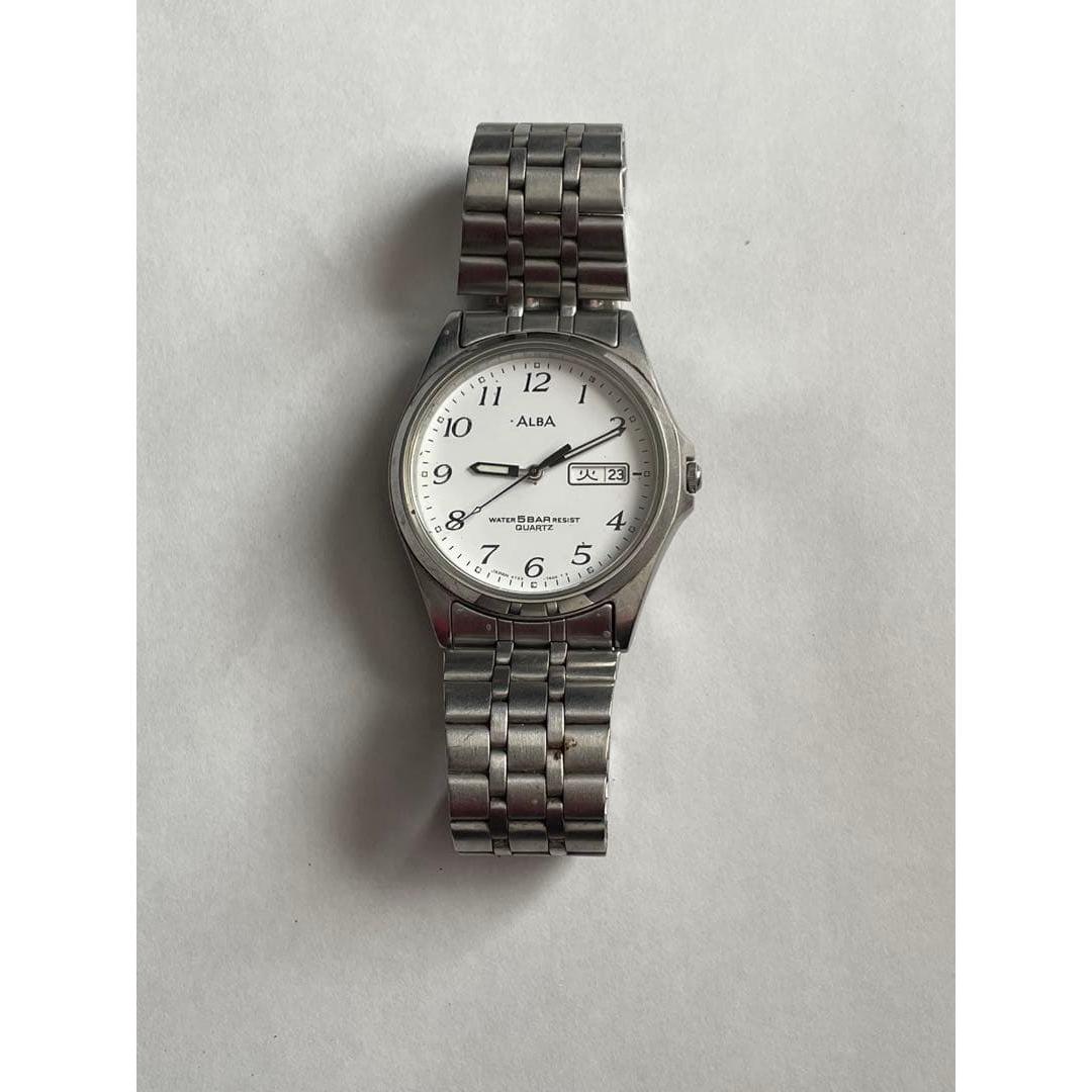 ALBA quartz watch stainless steel