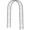 Garden Arch, Vintage Design, 125 X 37 X 230 Cm, Black