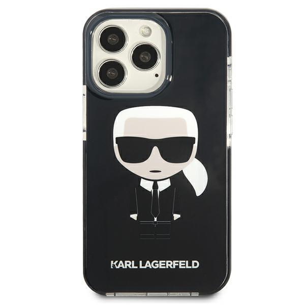 Karl Lagerfeld KLHCP13LTPEIKK iPhone 13Pro / 13 6.1" Hardcase Black/black Iconik Karl