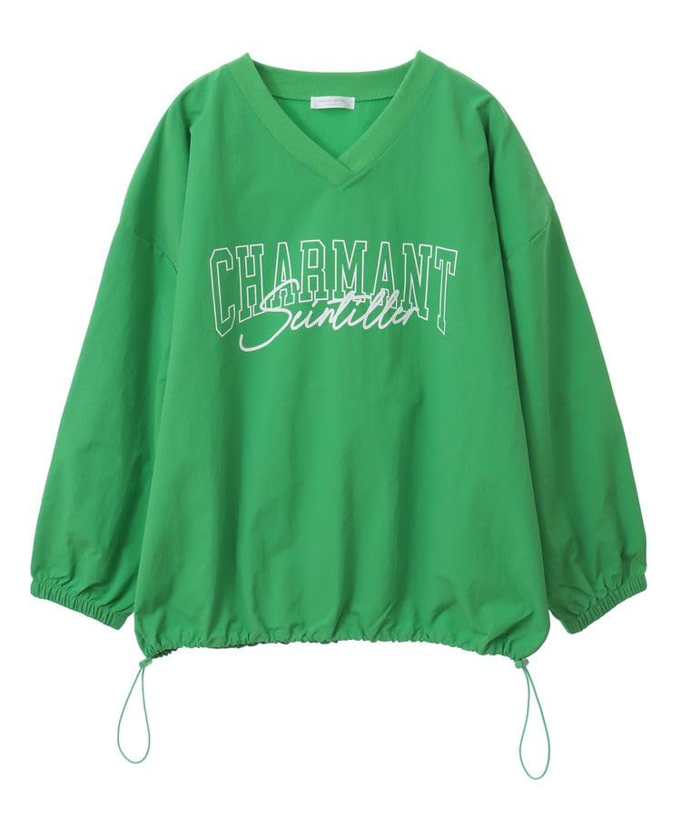 

Pullover Nylon Logo Light Khaki [Green Parks] Sweater, V-Neck Pullover, Women s,