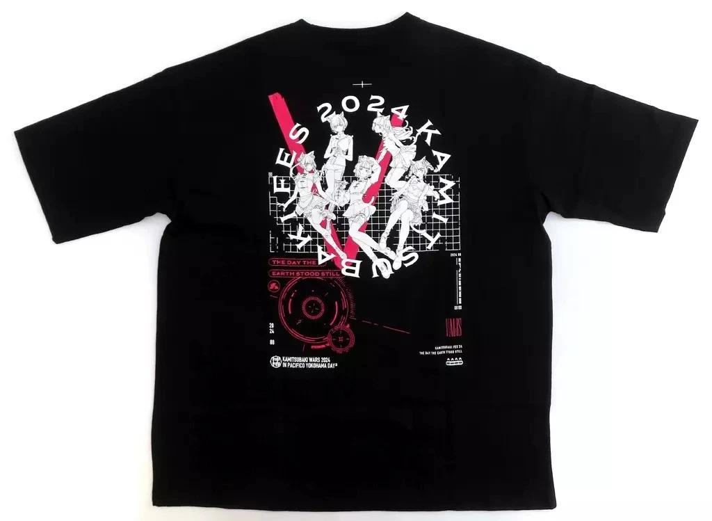 Thinkr Kamitsubaki Wars 2024 Black T T-Shirt XL Festival Graphic Cotton Tee M