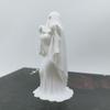 Yangyizhi 3D Printed Halloween Ghost Bride Statue Ornament, Female Figure Sculpture with Stable Base, Decorative Minimalist Spooky Figurine for Modern