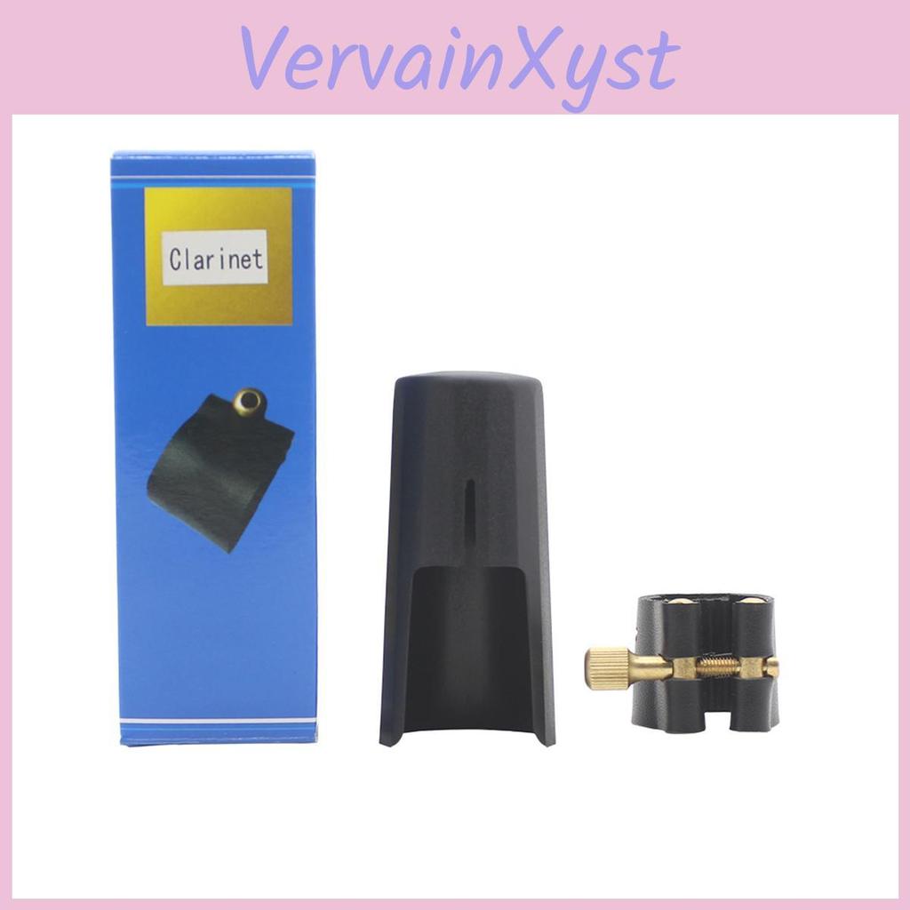 Bakelite 1pc Clarinet Brass Ligature With Cap Clarinet Mouthpiece Accessory For Students Practice Professionals Portable And Durable