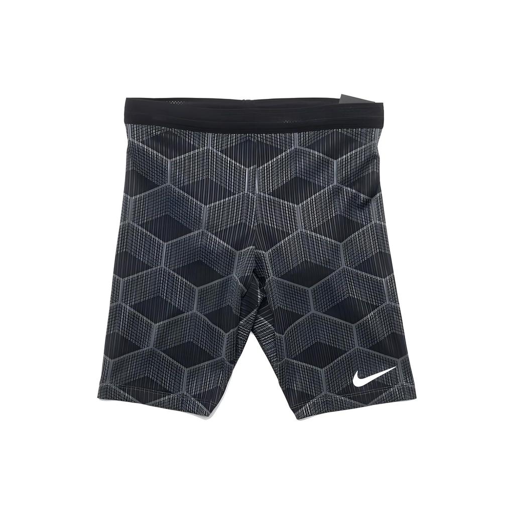 Nike Elastic Waistband Shorts with Logo Men Bottoms Grey CV0373-068