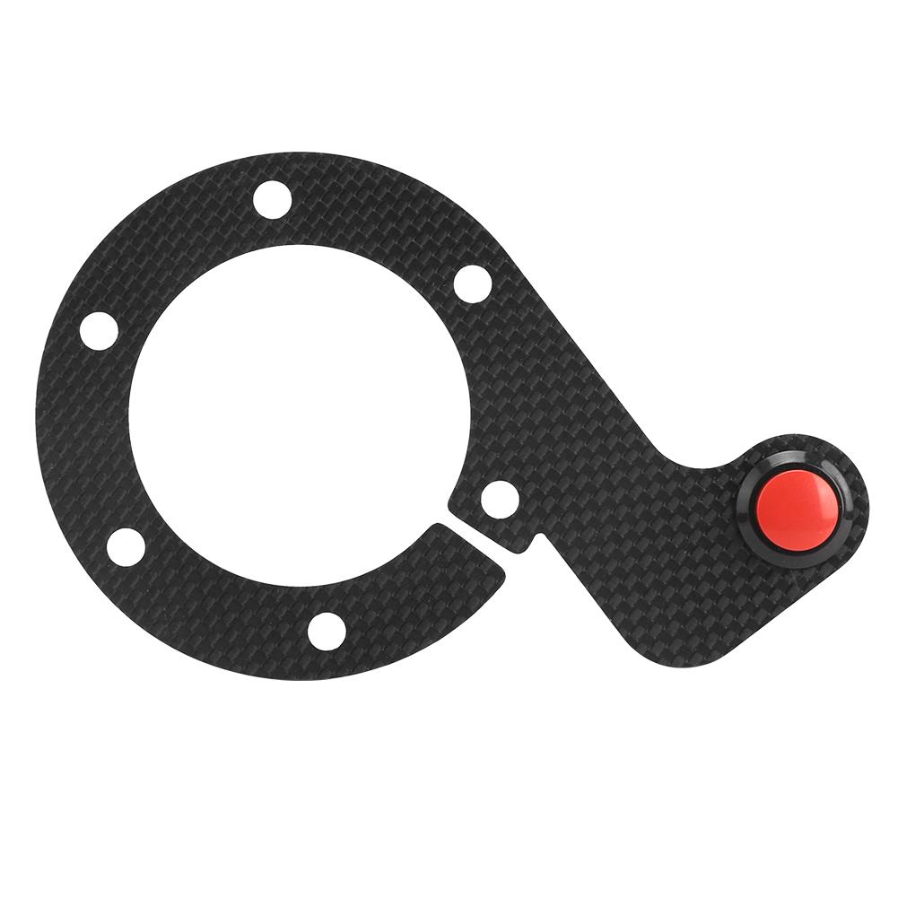 Carbon Fiber External Horn Button Kits for MOMO//Nardi/ Universal 6  Racing Steering Wheel Modified Button
