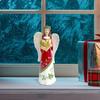 Christmas Angel Statue Decorative Sculpture For Desk 12 Inch Light Up Statues And Figurines For Christmas Table Decor Religious