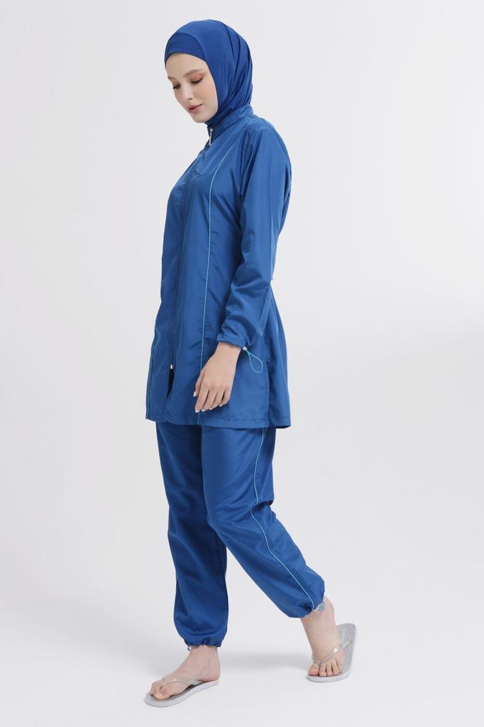 Muslimischer bescheidener islamischer Burkini-Strand-Schwimmanzug für Damen, Bademode, Hijab, Strandmode, Badeanzug 