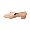 Salvatore Ferragamo Ferragamo Vara Patent Loafer Beige