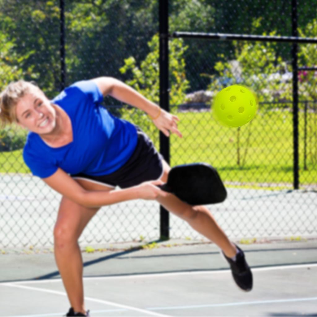 40 Löcher Outdoor Pickleball-Bälle für Outdoor-Plätze