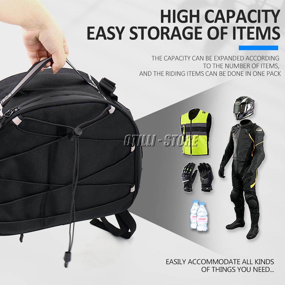 Waterproof Motorcycle Tail Bag Multifunction Rear Seat Bag For Bmw R1200gs Lc R1250gs Advenutre R1300gs F900gs Adv Gs1300