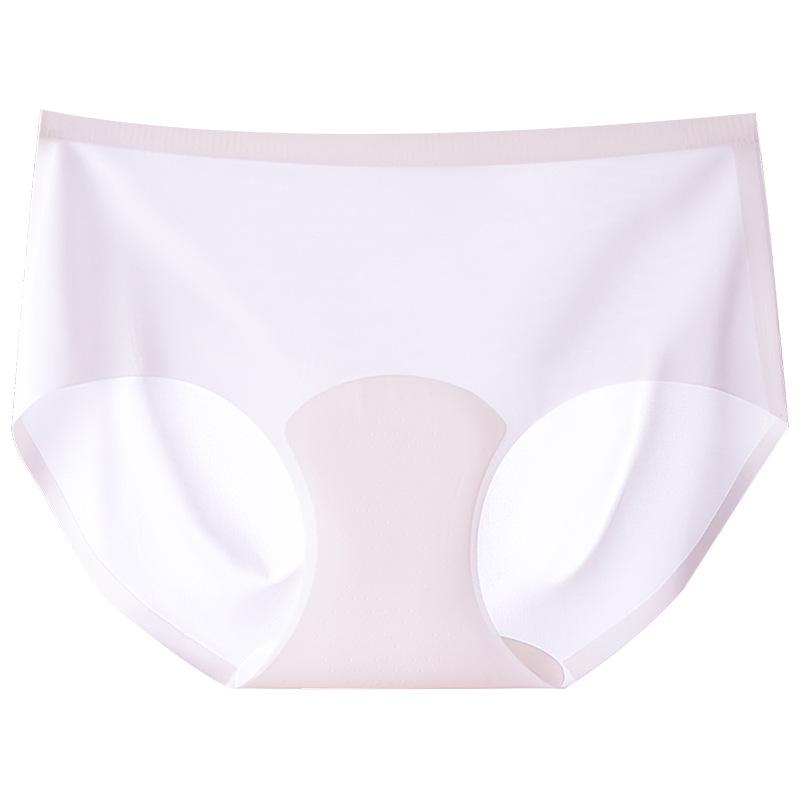 Ultra-thin Seamless Women's Silk Sport Yoga Briefs, Mid-Waist, Breathable, Butt-Lifting