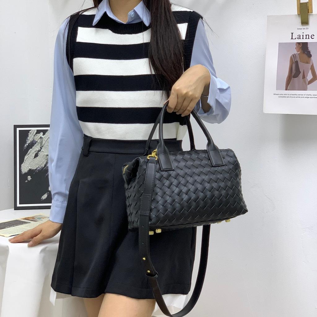 Νέα υφασμάτινη τσάντα bowling δερμάτινη τσάντα BD pillow τσάντα ώμου χειρός τσάντα crossbody γυναικεία τσάντα