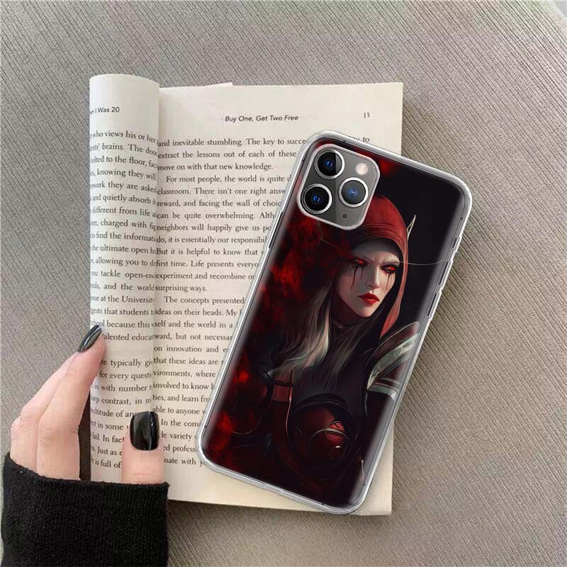 W-World Of W-Warcraft Elf Phone Case For Apple Iphone 12 13 Mini 14 15 Pro 17 Pro Max Air 11 16E 16 Plus Shell Cover C