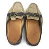 Italy COACH Suede Leather Clog Sandal 7.5 Men 25.5 Brown Slip On Loafer(USED)