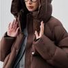 Autumn and winter new puff down jacket high-end short white duck down small thickened bread jacket