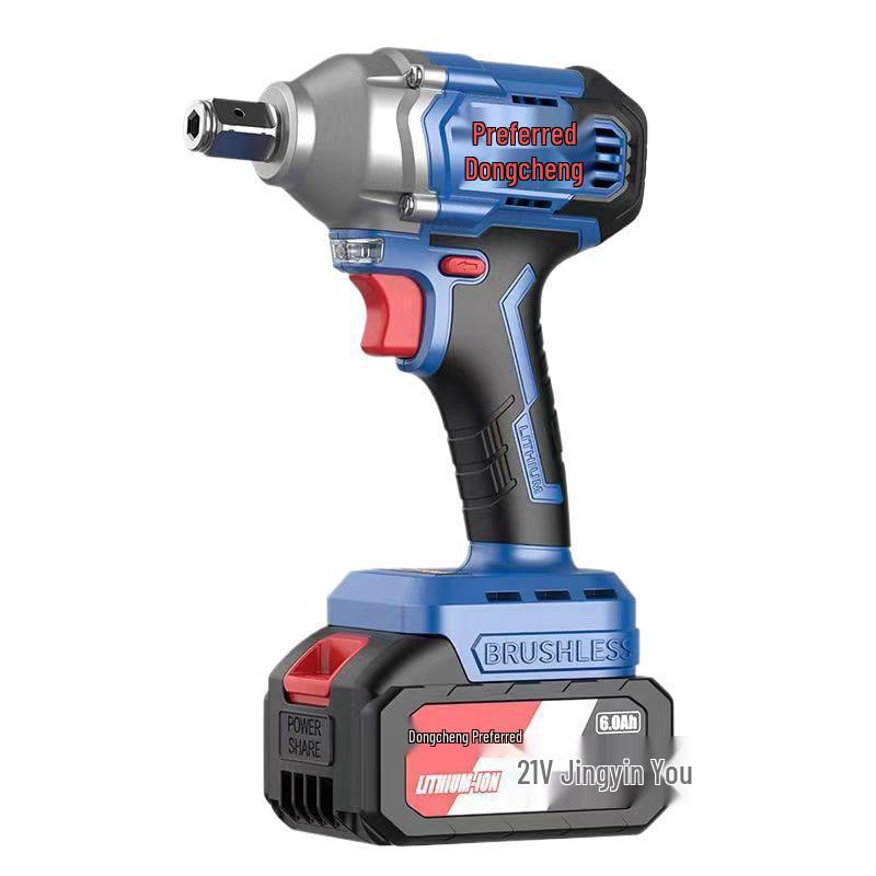 Dongcheng High Torque 488 Brushless Electric Impact Wrench with Lithium Battery