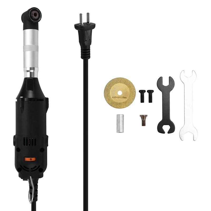 350W 90 Degree Speed Adjustable Electric Elbow Ceramic Tile Sewing Machine Tile Cleaning Tools EU Plug