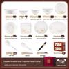 Maud Lanka Light Luxury Ceramic Dinnerware Set, 'Jiangshan Ruyou' Theme