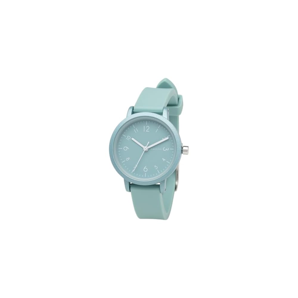 Fieldwork Analog Women s Watch Mint Silicone Strap Simple Cute Everyday Use YM006-8 MI