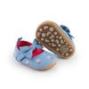 Embroidered Baby Girl Soft Sole Shoes, 3-6 Months