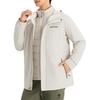 Columbia Cam Heights 2 Solid Logo Hooded Down Inner Layer 3 In 1 Waterproof Windproof Warm Jacket Unisex jackets Off-White XE1504-278