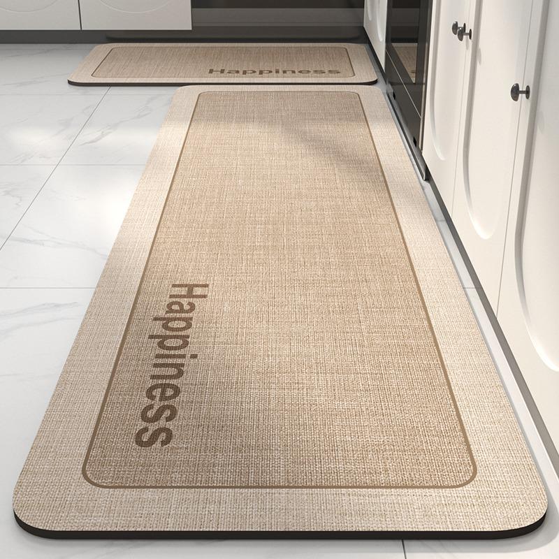 Kitchen Floor Mat Non-slip Carpet Washable Soft Diatom Mud Absorbent Foot Mats Home Decoration Area Rug Alfombra De Cocina