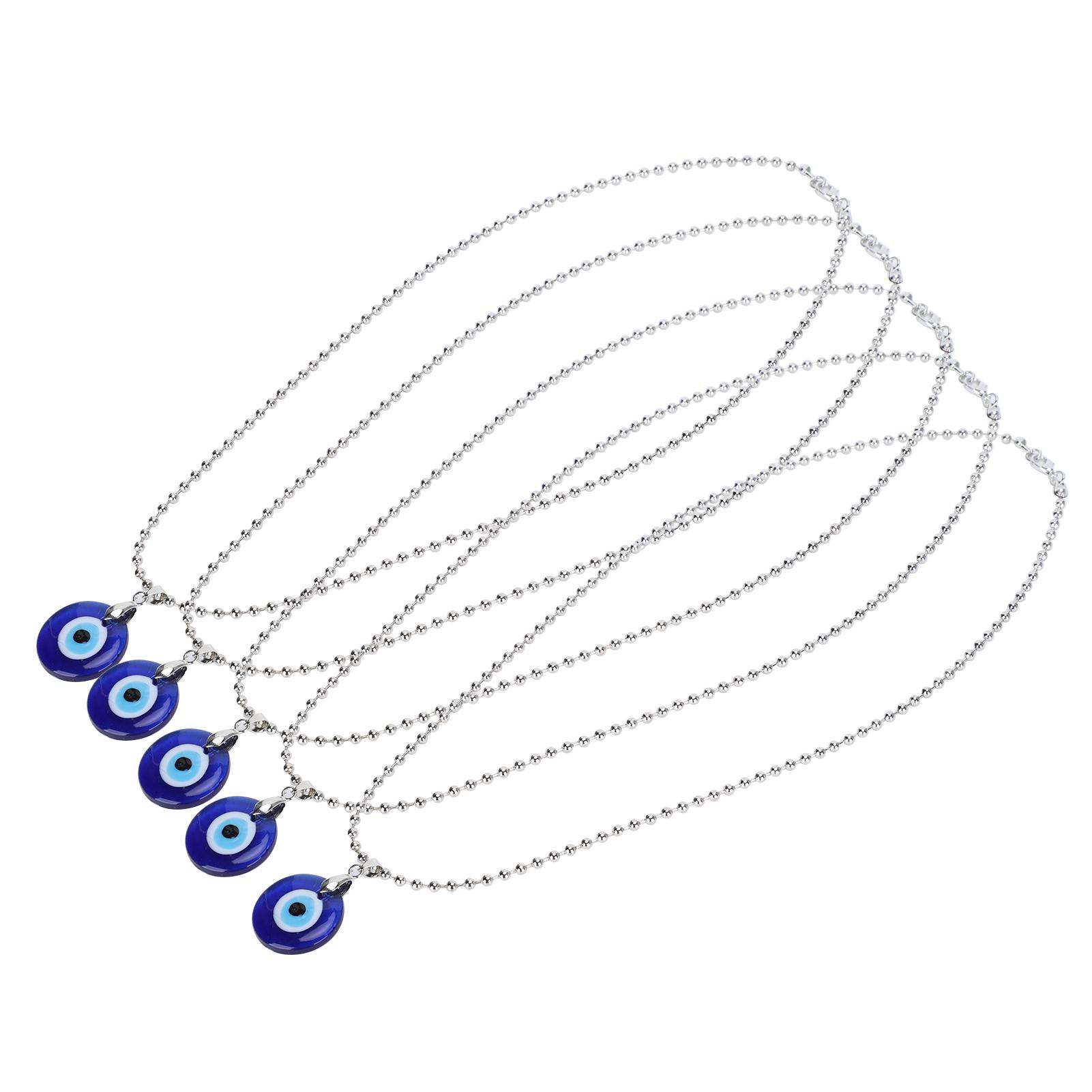 

5 шт. турецкое ожерелье с голубым глазом, защита, приносящие удачу ювелирные изделия, аксессуары, подарки, поделки 2,5x2,5 см