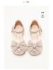 Mädchen Prinzessin Kristallschuhe - Frühling/Sommer 2025: Glänzende Leder-High Heels mit weicher Sohle für Kleinkinder