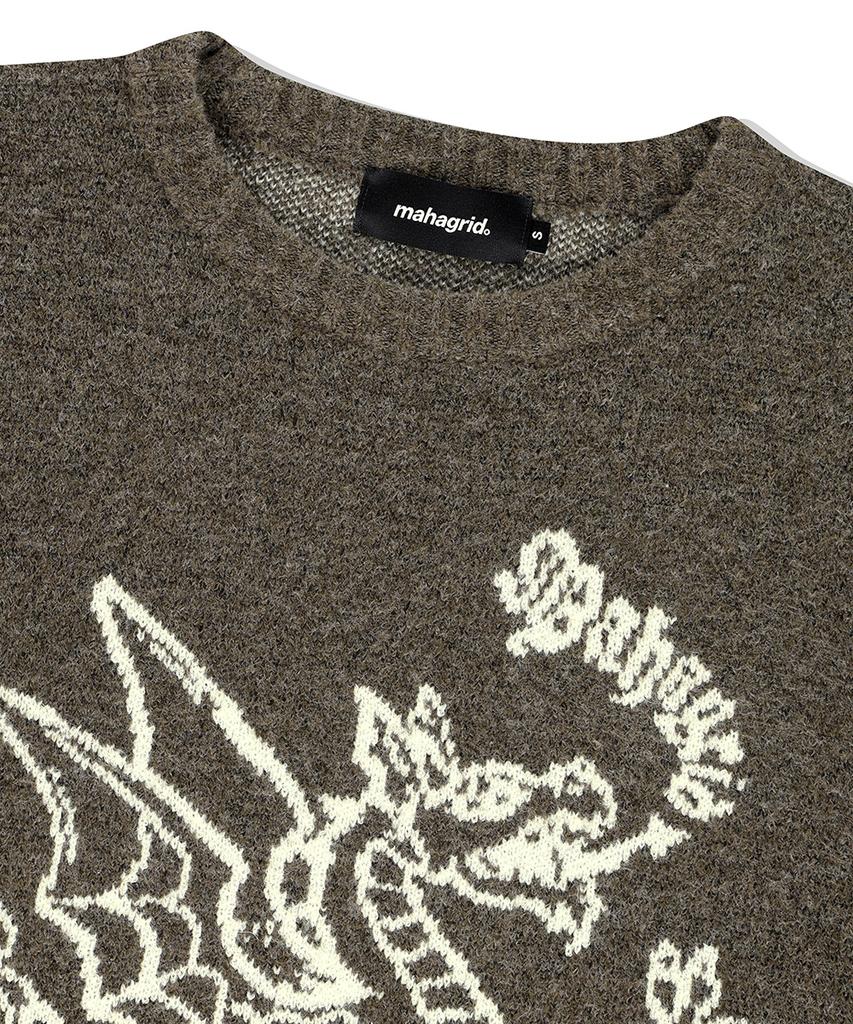MAHAGRID Firedrake Knit Sweater Brown(Mg2Efmk603A)
