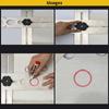 House Decorated Work Measuring Tools Drilling Hole Tools Position Ruler Puncher Hole Opener Locator