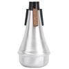 Trumpet Mute Straight Beginner Practice Silencer Universal Aluminum Alloy M25 Silver S