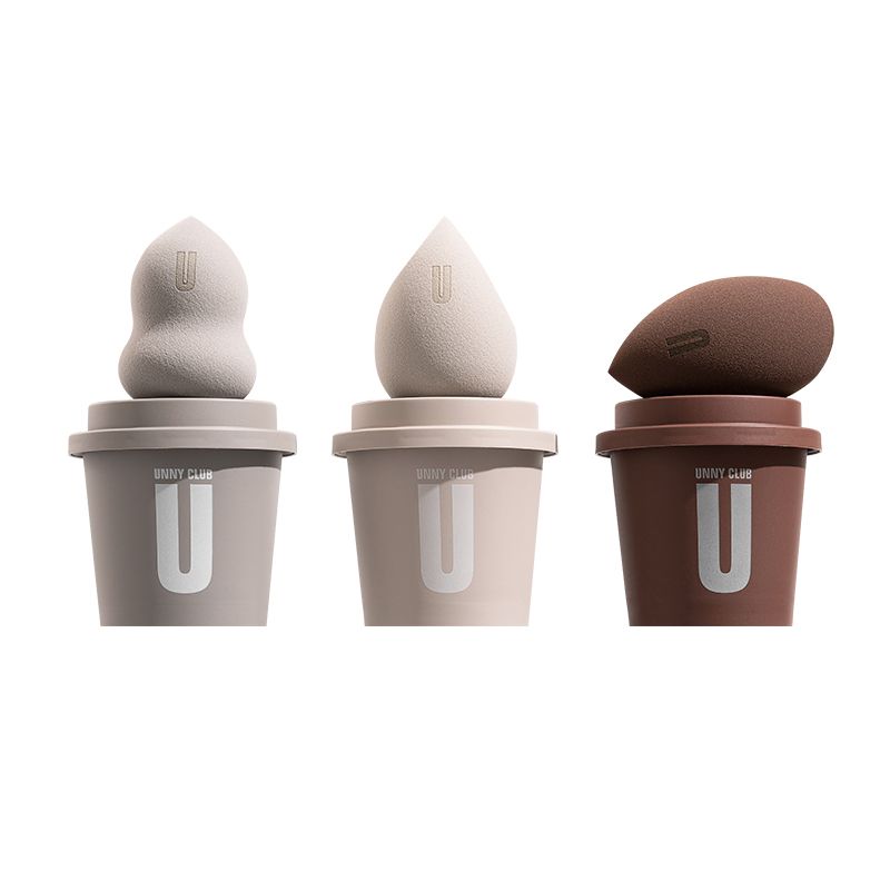 

In Stock Hair Unny Beauty Blender Powder Puff Beauty Blender Sponge Wet and Dry Use Not Easy to Smeared Makeup Gourd Makeup Tools Beauty Egg (Three Pack)