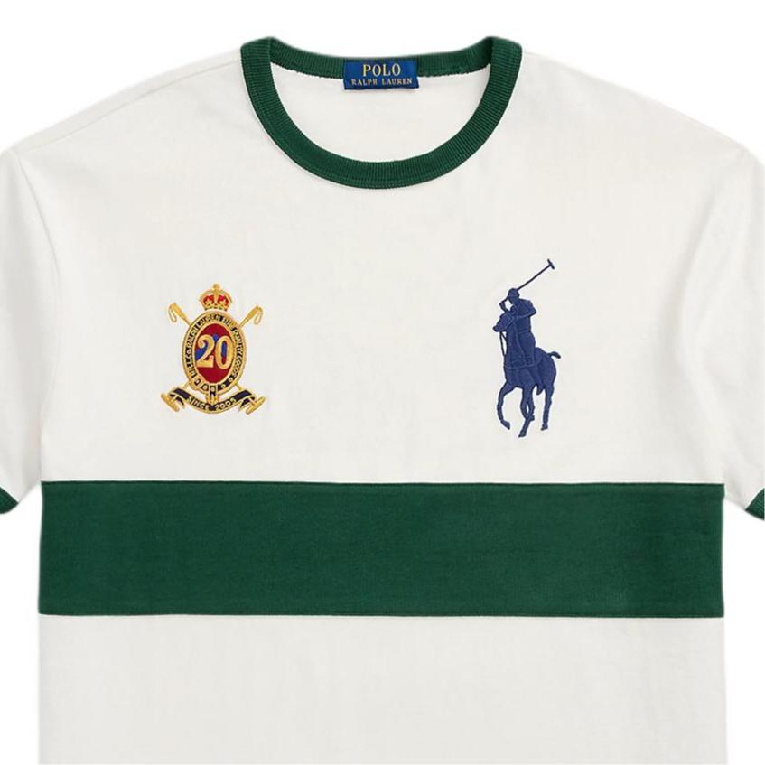 Polo Ralph Lauren FW25 Big Pony Classic Fit 20th Anniversary Emblem Cotton Jersey Crew Neck Short Sleeve T-Shirt Men T-Shirts 710981768-002