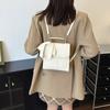 Korean Fashionable Backpack for Women with Small Fresh and Cute Bow Small Backpack Niche Design Crossbody Bag