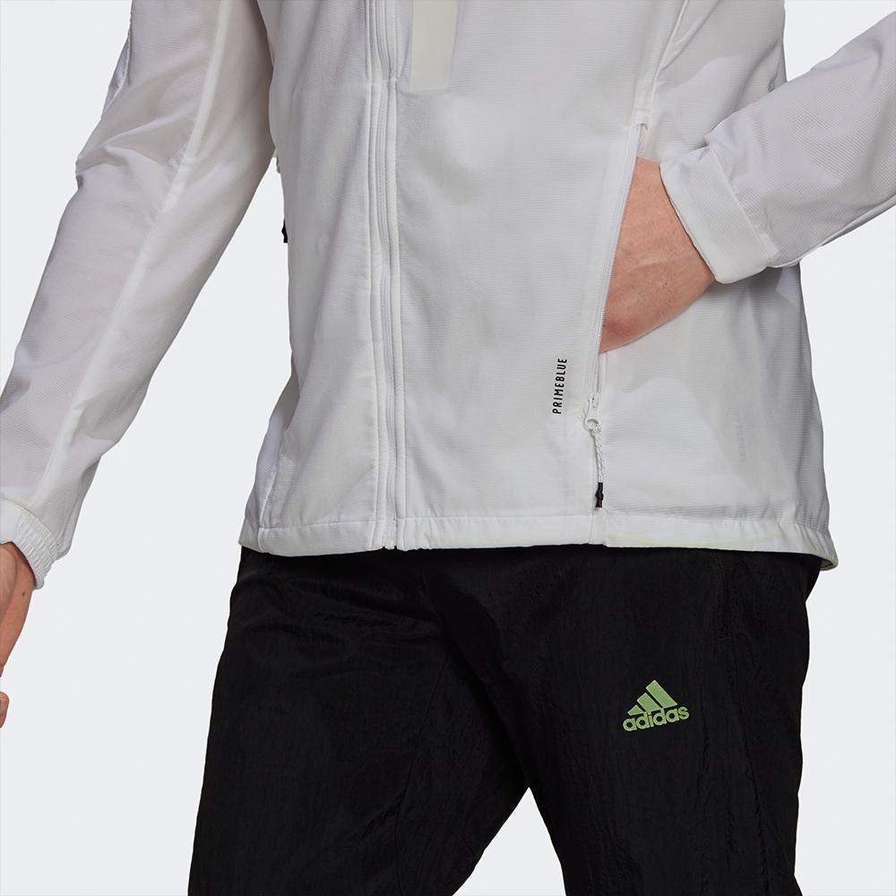 Adidas Jackets Men's White Hooded Moderate Other HA0251