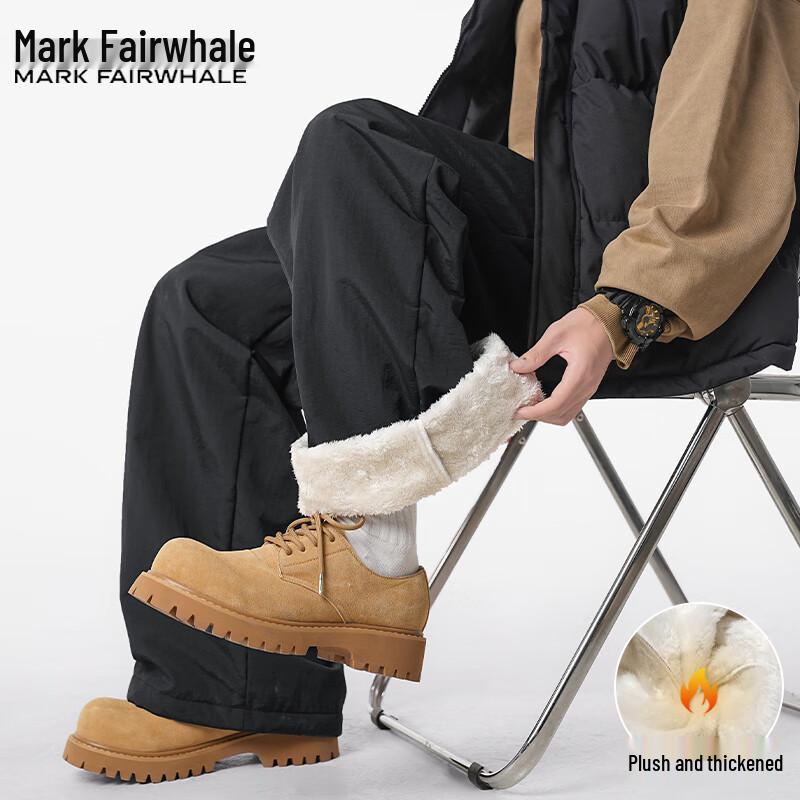 Mark Fairwhale Men's Winter Fleece Lined Straight Leg Casual Pants