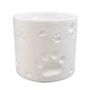 3D Printed Cat Paw Print Flower Pot, Cute Small Plant Pot for Desk, Animal Theme Planter for Home Office, Gift for Cat Lovers