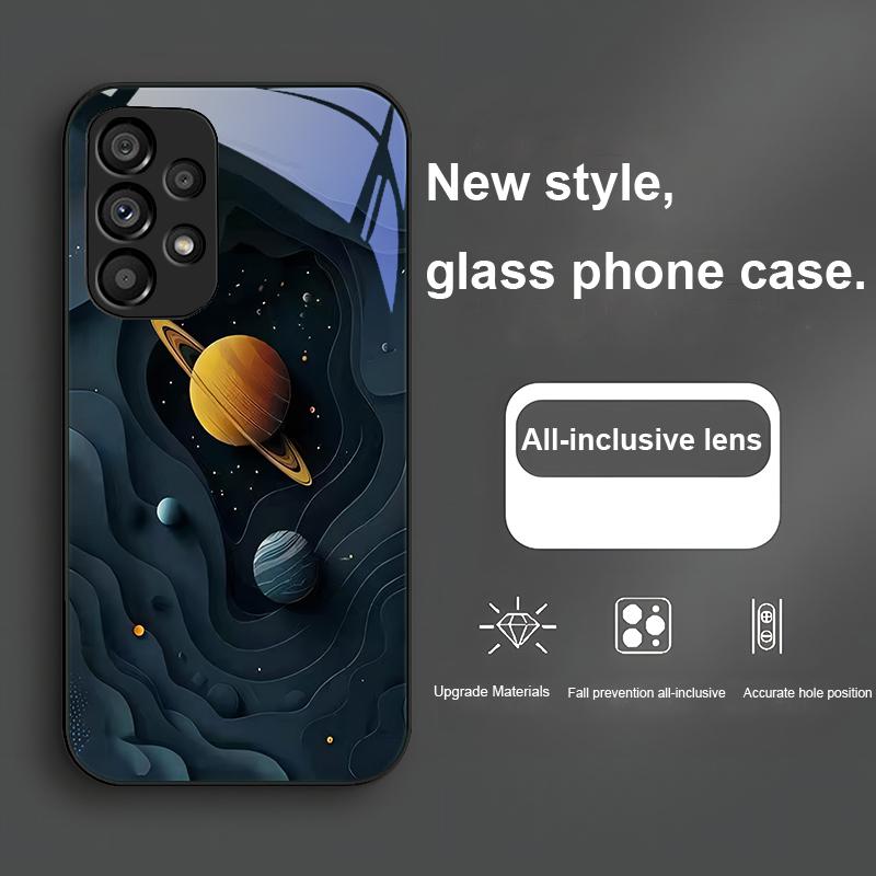 Multiple Star Universes For Samsung Galaxy S23 24 Plus S20 21 FE S25 Ultra A70 72 73 51 52 53 Tempered Glass Phone Case