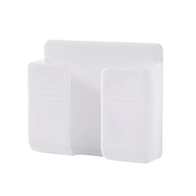 

Настенный держатель для хранения вещей с крючком для подвешивания, высококачественный ABS-пластик, подставка для зарядного устройства телефона, пульт дистанционного управления, домашний кухонный органайзер