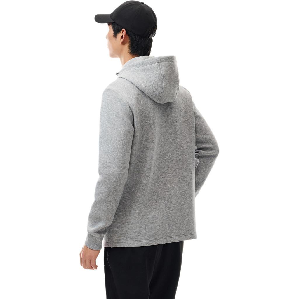 Anta Hooded Casual Solid Color Jacket Men Jackets 952617702-1