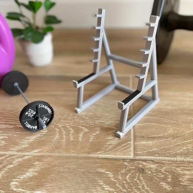 

Multifunctional Barbell Desktop Organizer, Pen & Eyeglass Storage, Fitness Style Creative Desk Decoration