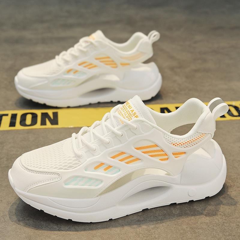 Fashion Sandals for Men's Summer Outerwear Breathable and Odor Resistant Hollow Toe Sports Slippers for Men's Outdoor Hole Beach Sandals