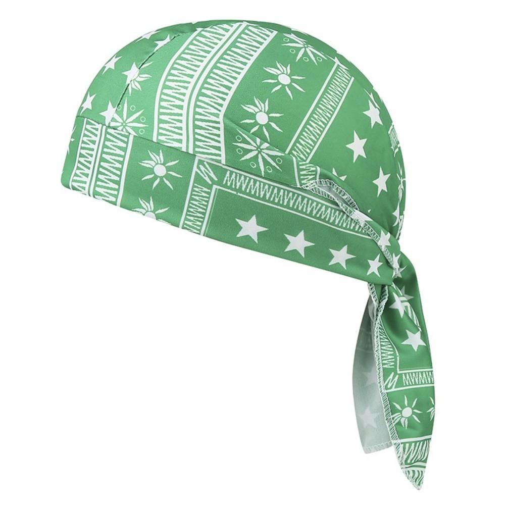 Paisley Print Hijab Caps Quick Dry Pirate Hat Fashion Accessory Bandana Hat Sports