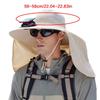 Rechargeable Outdoor Hat Built In Fan Solar Charging Lightweight Breathable Sun Protection For Men Women