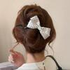 Elegant Dot Bow Hair Clips for Girls Satin Twist Hairpins Hairgrip Korea Back of Headwear Barrettes Women Hair Accessories