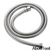 Black Hose 111cm 111cm Bathroom Shower Hose Faucet Tube Stainless Flexible Hose Plumbing Explosion-proof Silver Pipe 1/1
