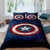 2026 New Captain America Bedding Set, Cartoon Duvet Cover and Pillowcases, Soft and Comfortable, Customizable Bedding Available.