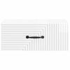 Wall Mounted Nightstand Set 2 pcs High Gloss White Engineered Wood
