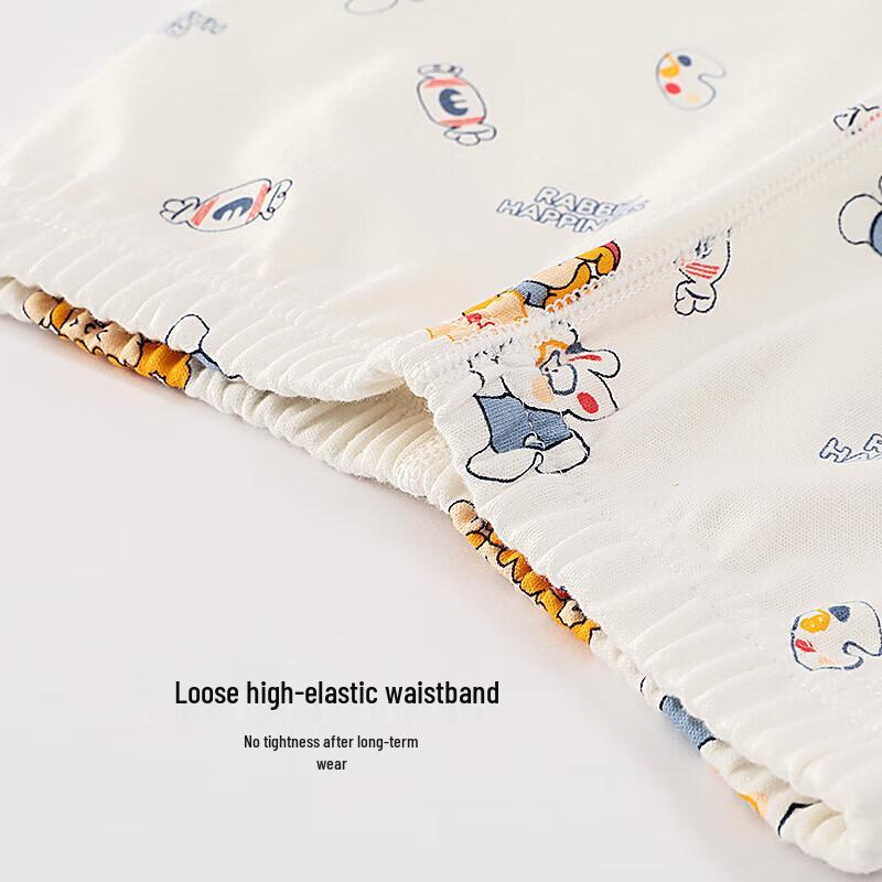 Hongdou Kids' 100% Cotton Thin Thermal Underwear Set